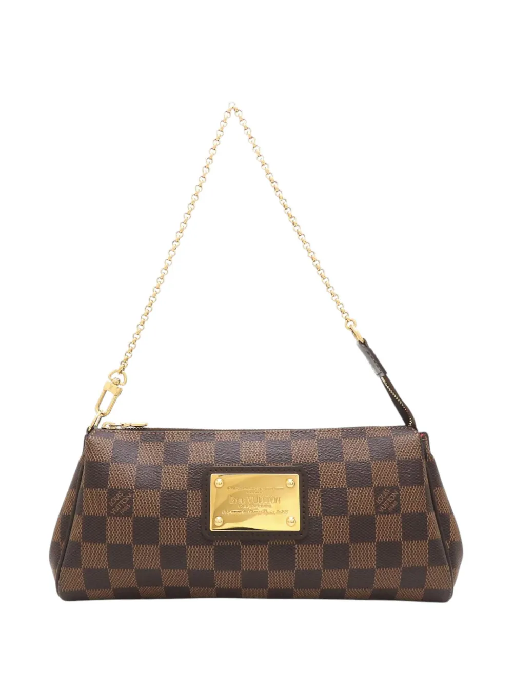 Louis Vuitton Pre-Owned 2012 Damier Ebene Eva satchel - Braun