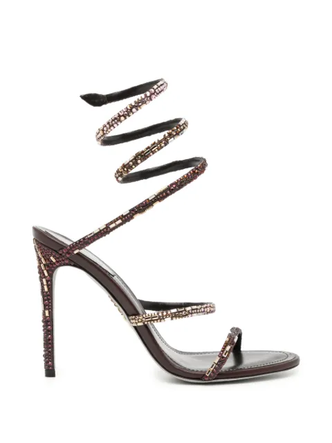 René Caovilla x Swarovski 105mm Cleo sandals