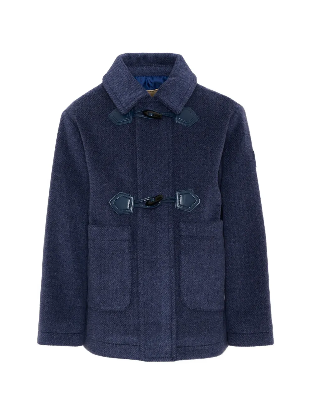 TRUSSARDI JUNIOR toggle-fastening duffle coat - Blau