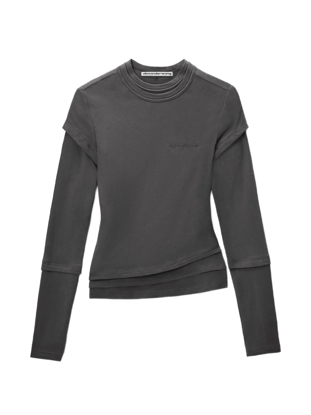 Alexander Wang layered long sleeve top