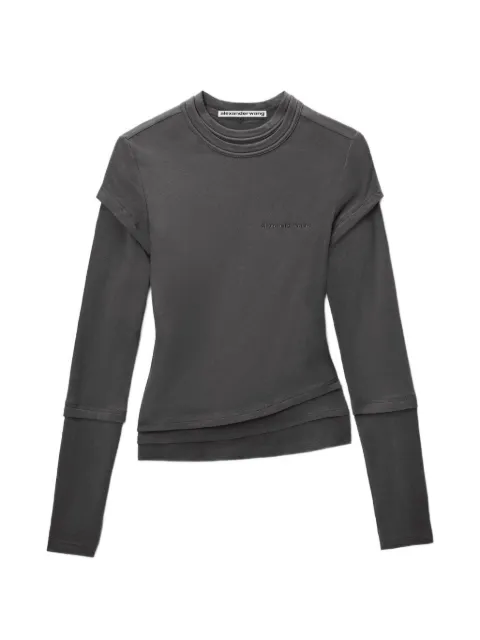 Alexander Wang  top a capas manga larga