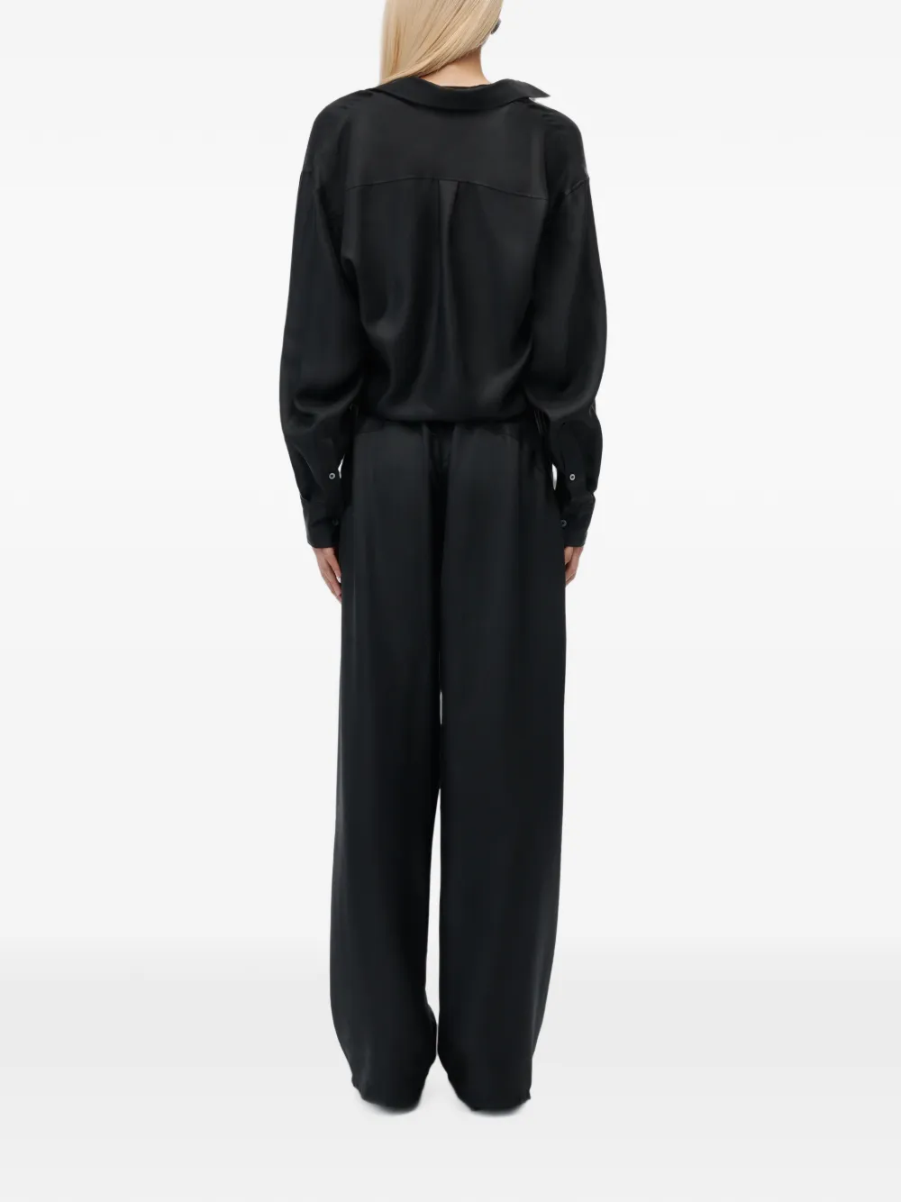 Alexander Wang Pre-styled cami top met blouse Zwart