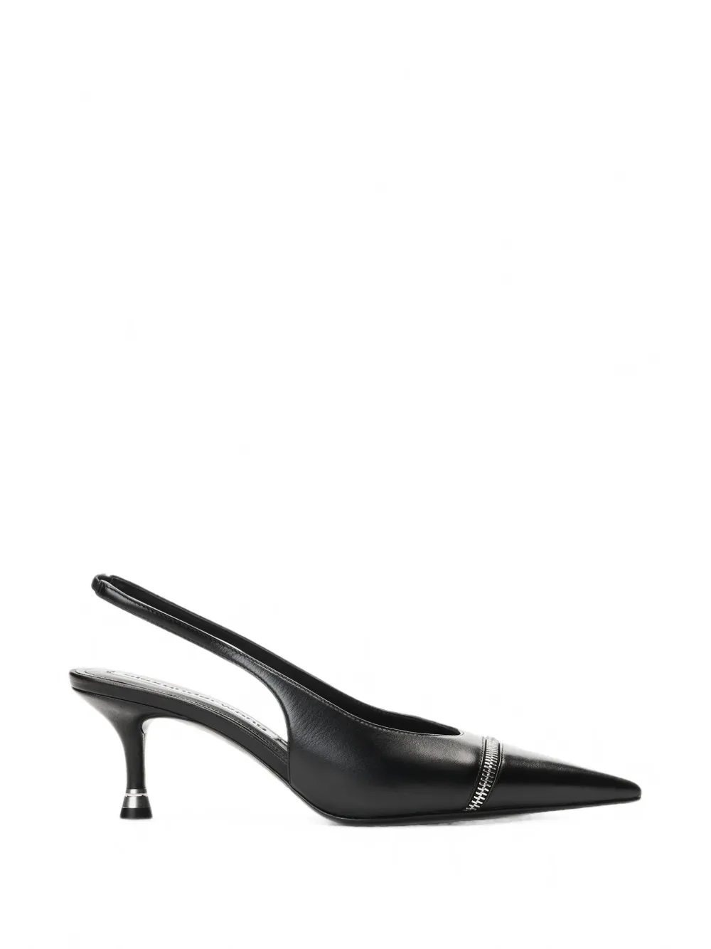 Alexander Wang Slingback pumps met rits Zwart