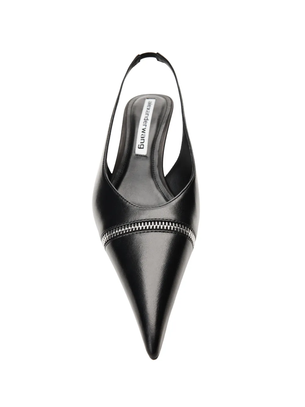 Alexander Wang Slingback pumps met rits Zwart