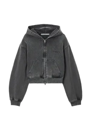 Alexander Wang ラインストーン パーカー | ブラック | FARFETCH JP