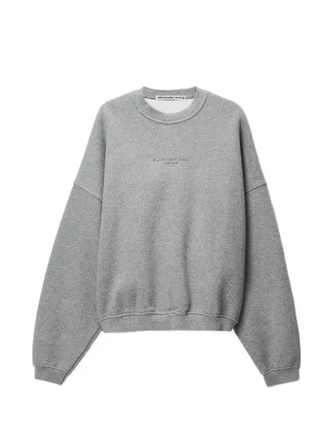 Alexander Wang oversized crewneck w/ logo print