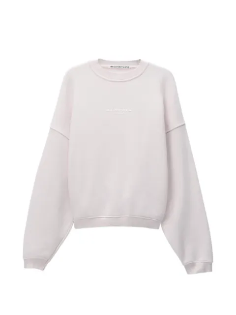 Alexander Wang oversized crewneck w/ logo print