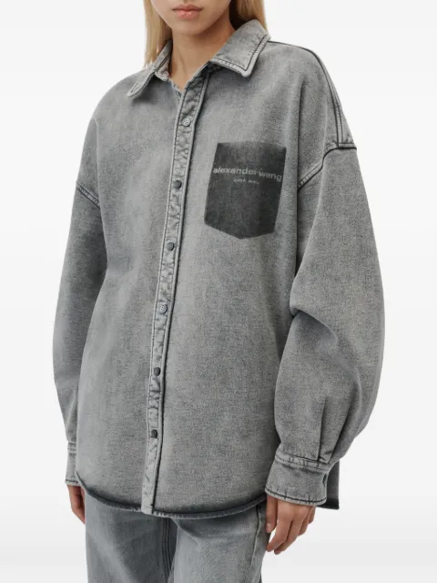 Alexander Wang shadow pocket button down shirt