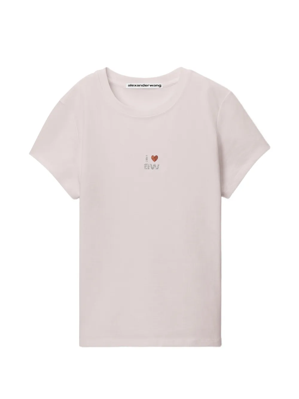 Alexander Wang graphic-print fitted T-shirt