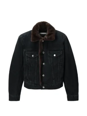 美品 Alexander Wang DenimJacket 2022 ブラック Alexander Wang Denim Jackets for Women - FARFETCH