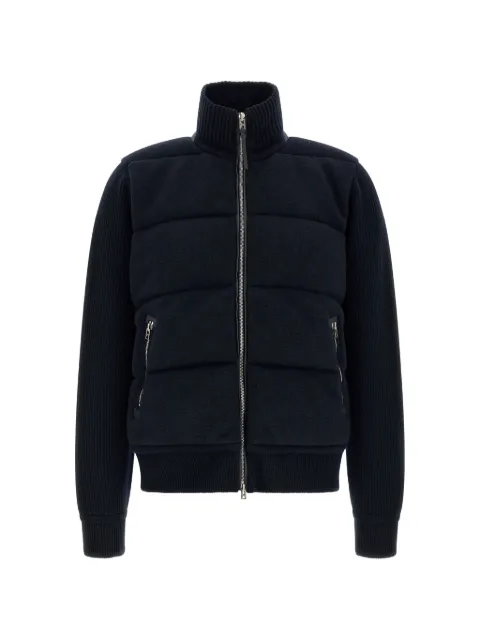 TOM FORD quilted ribbed-knit jacket