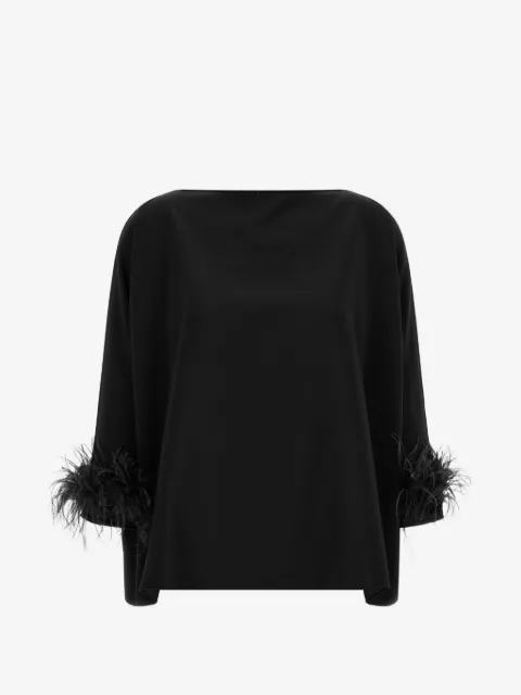 Gianluca Capannolo Laura feather-cuff Laura blouse