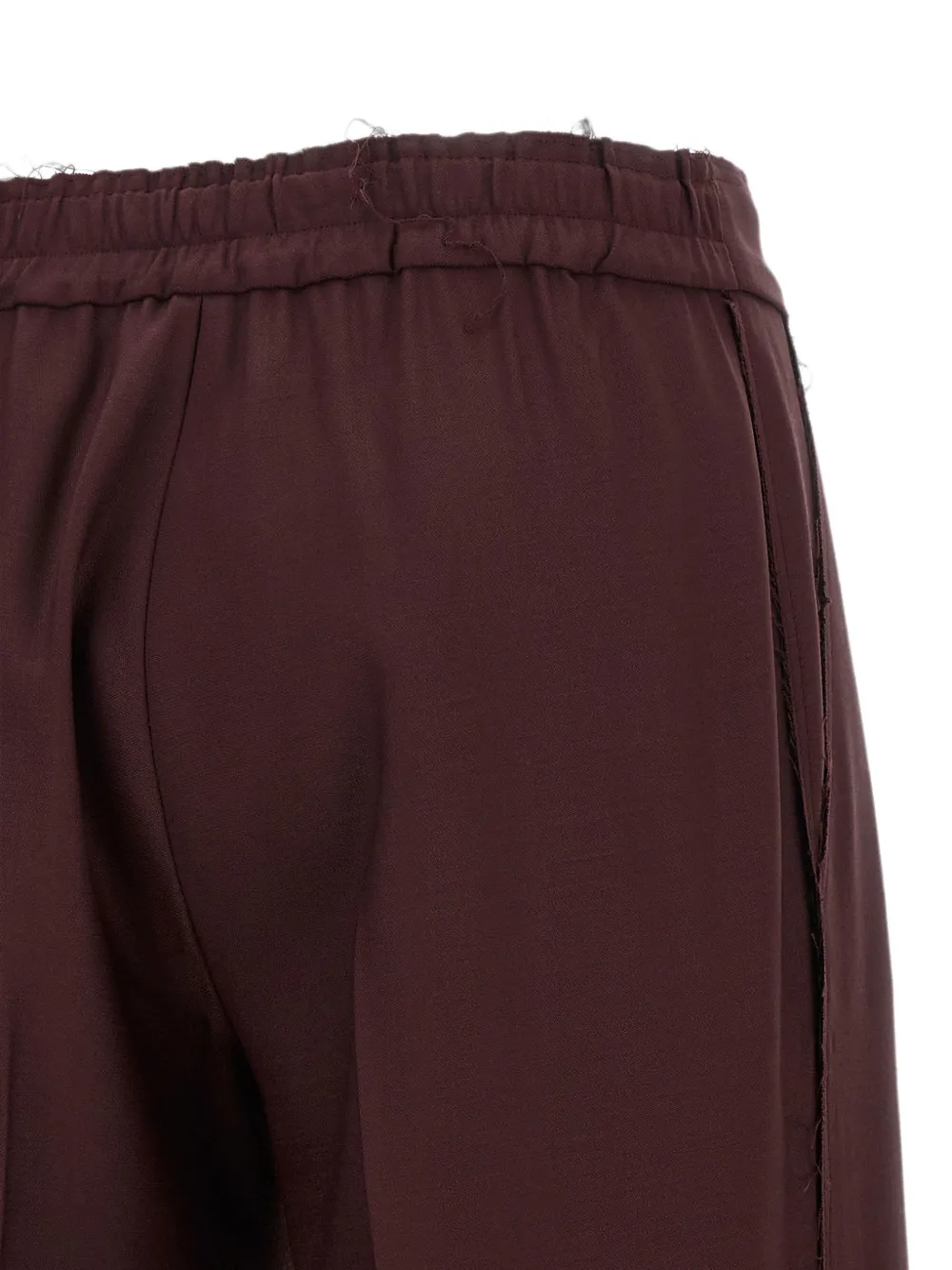 Gianluca Capannolo Laura raw-cut wide-leg trousers Paars