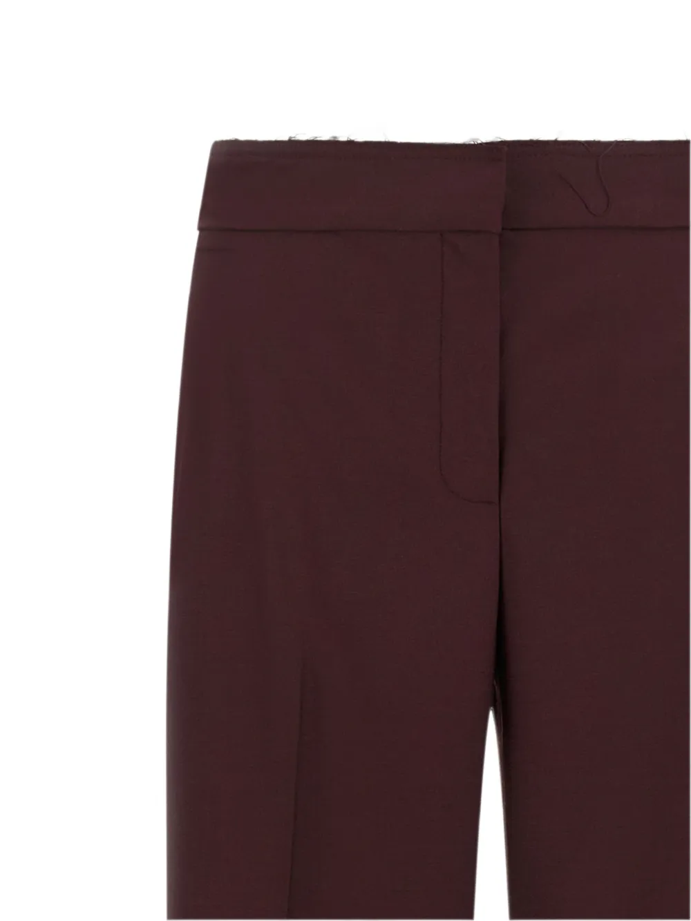 Gianluca Capannolo Laura raw-cut wide-leg trousers Paars