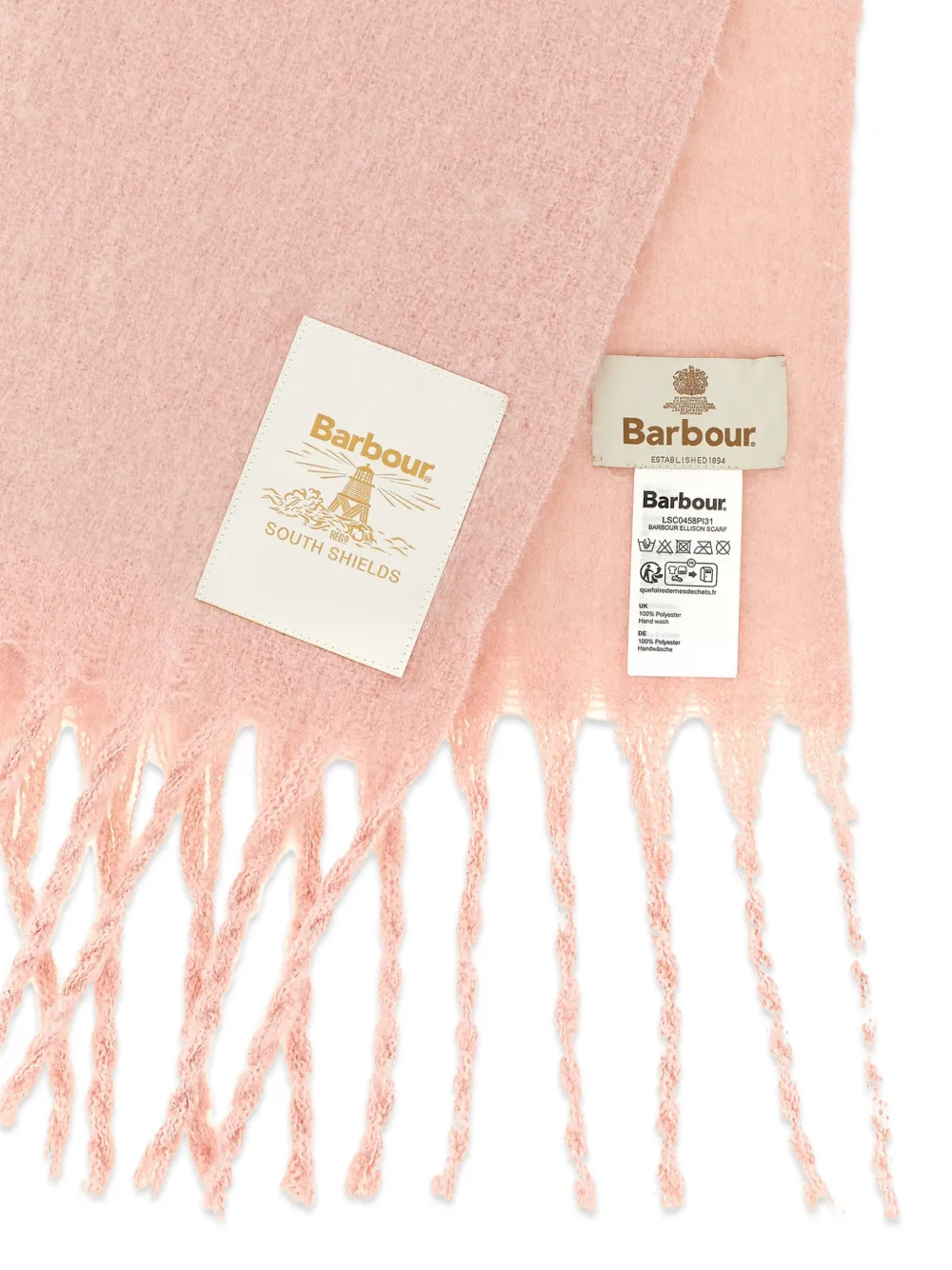 Barbour Ellison sjaal Roze