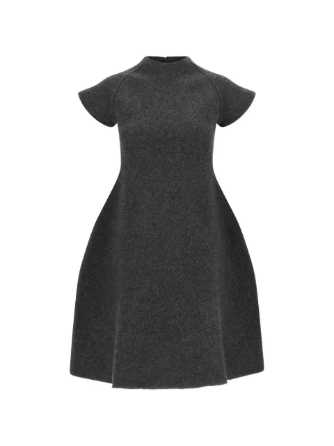 Jil Sander mock-neck A-line mini dress