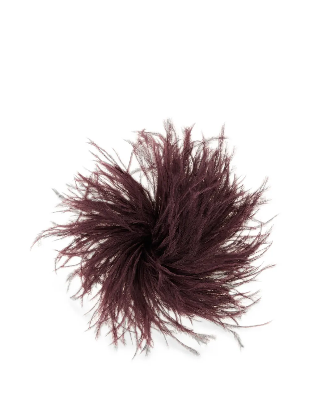 Gianluca Capannolo ostrich-feather brooch - Violett