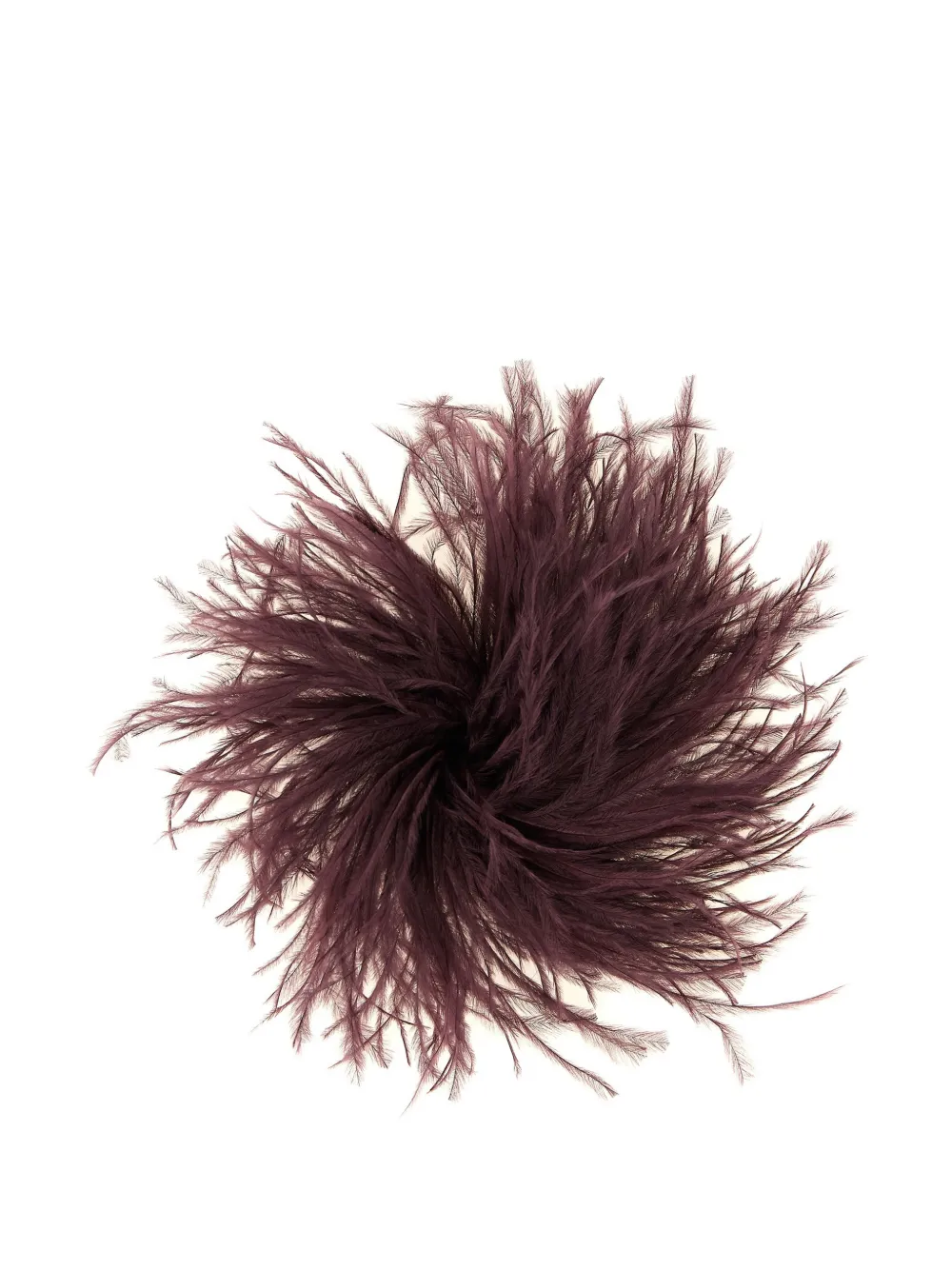 Gianluca Capannolo ostrich-feather brooch - Viola