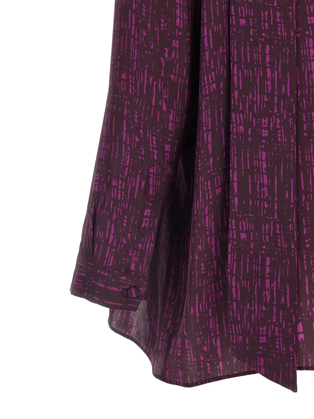 Gianluca Capannolo Katherine zijden blouse met abstracte print Paars