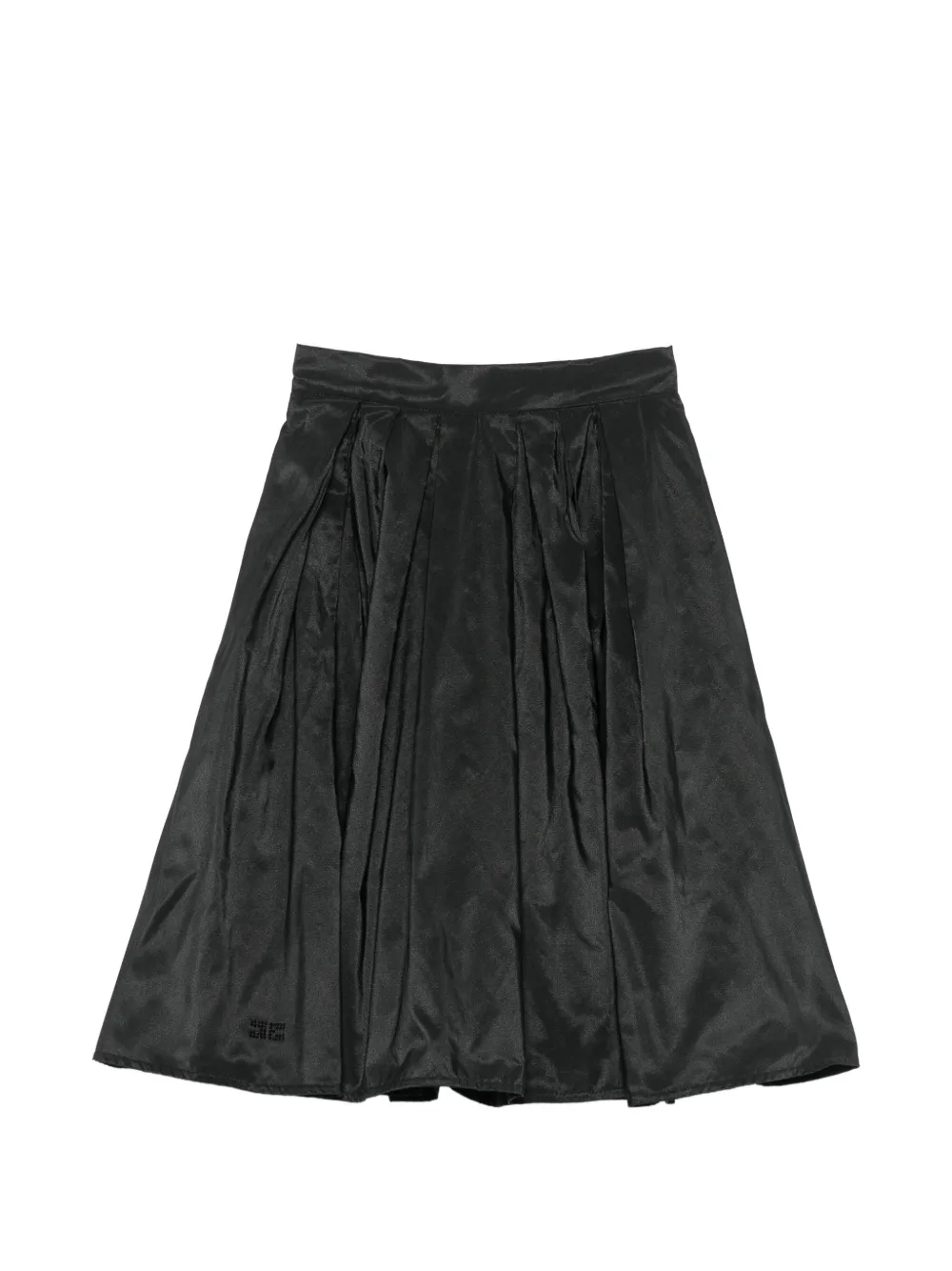 Elisabetta Franchi La Mia Bambina logo-detail skirt - Nero