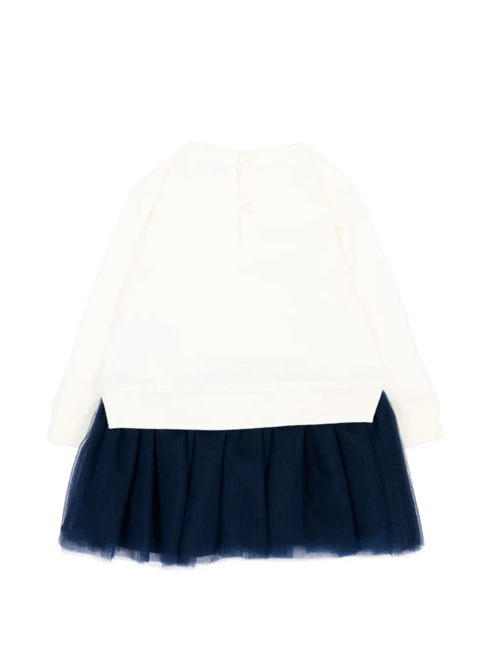 TRUSSARDI JUNIOR Jurk met tulen rok Beige