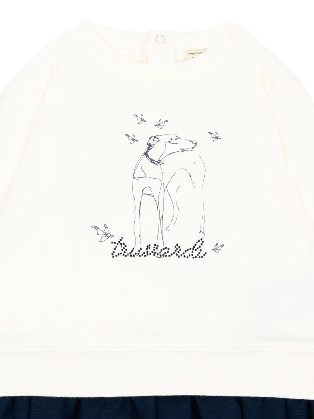 TRUSSARDI JUNIOR Jurk met tulen rok Beige