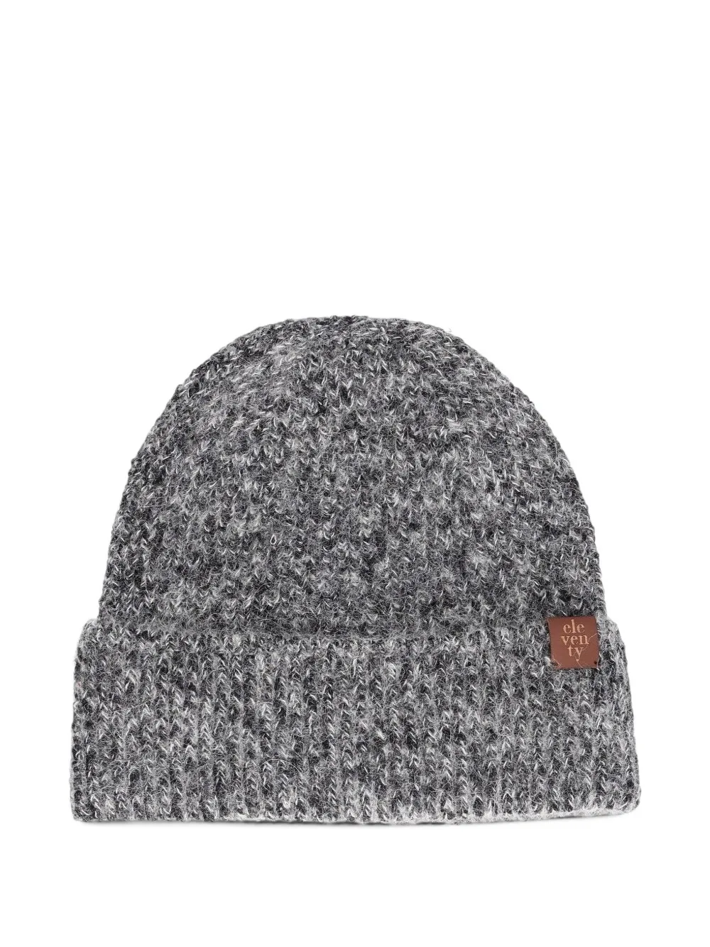 Eleventy chunky-knit beanie hat Grijs