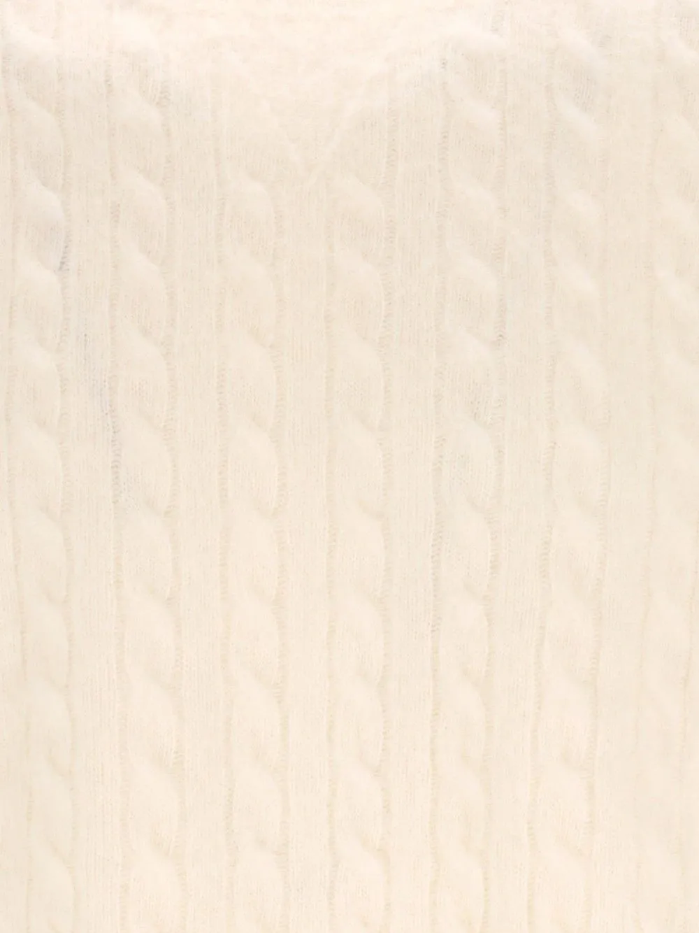 Eleventy Kabelgebreide trui Beige