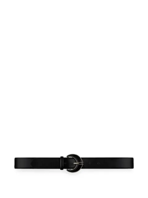 Ba&Sh engraved-buckle leather belt