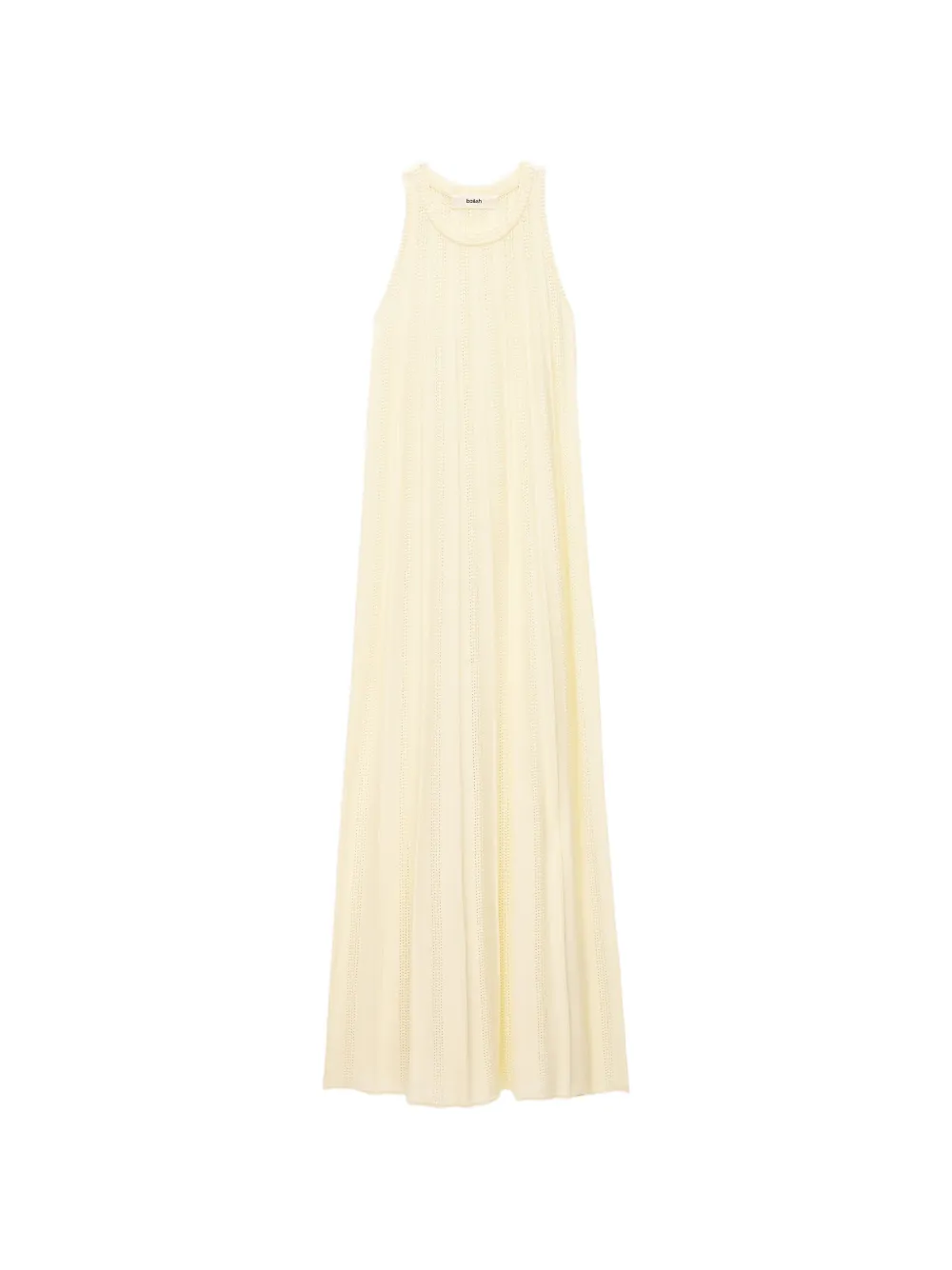Ba&Sh Sinte ribbed-knit sleeveless midi dress - Nude