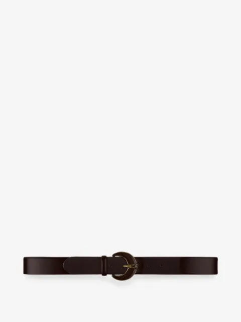Ba&Sh Brendon crescent-buckle leather belt