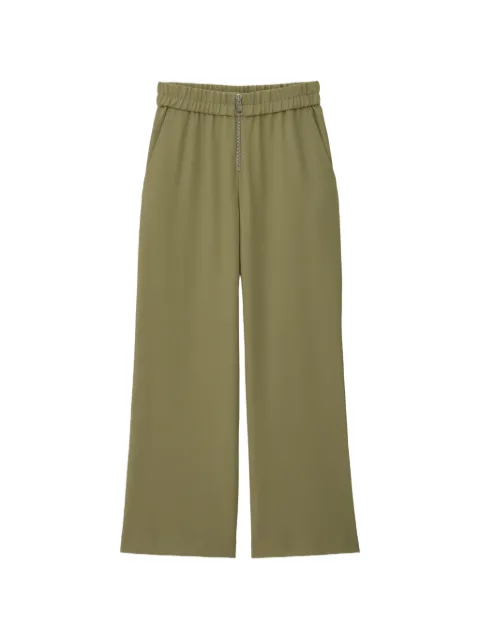 Ba&Sh Narlos elasticated-waist zip-fastening wide-leg trousers