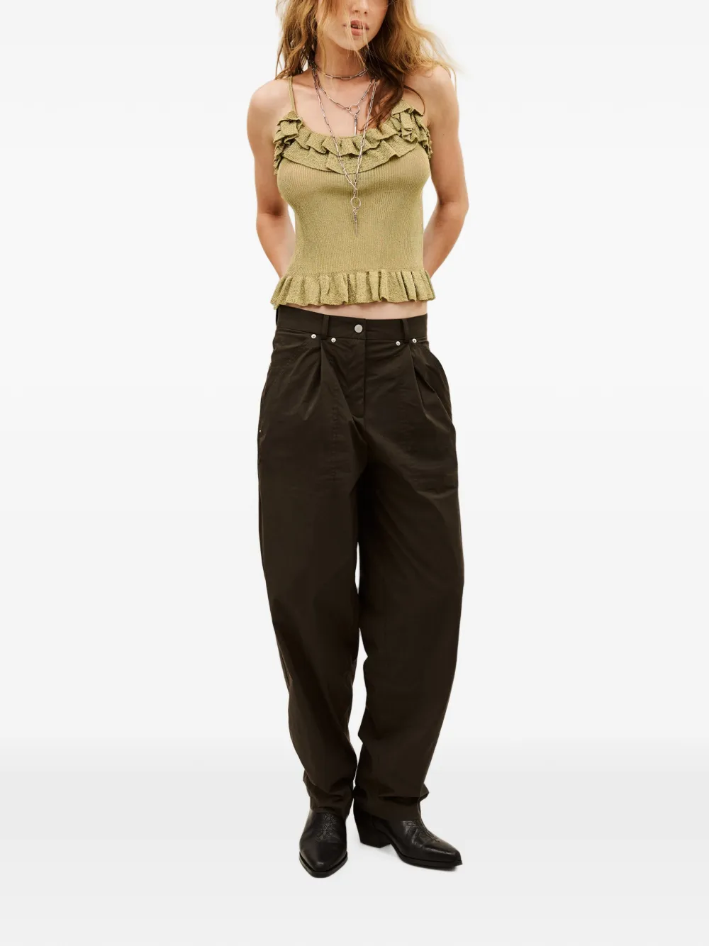 Ba&Sh Zaria knit tank top Goud