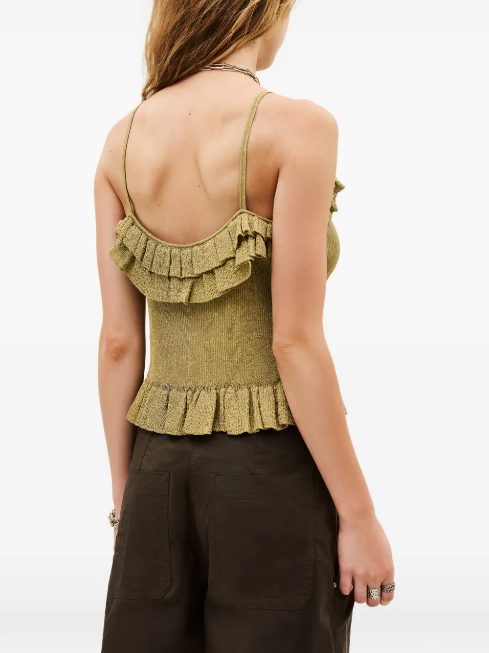 Ba&Sh Zaria knit tank top Goud