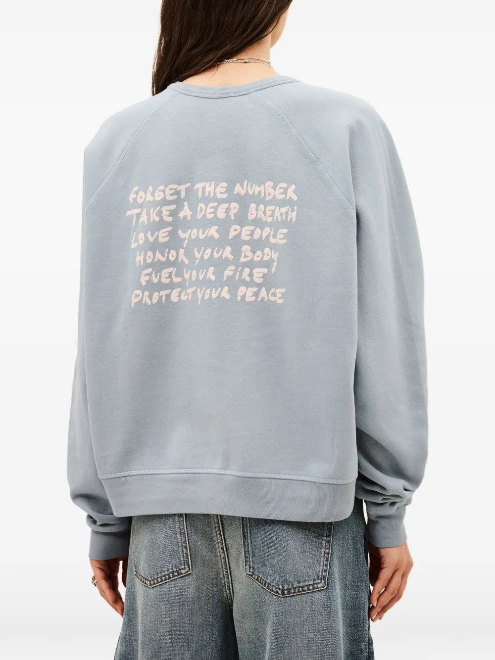 Ba&Sh Swing sweater met logoprint Blauw