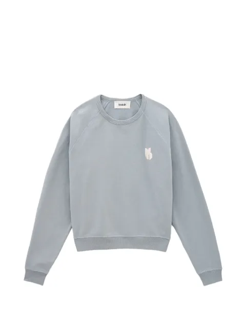 Ba&Sh Swing logo-print raglan-sleeve sweatshirt