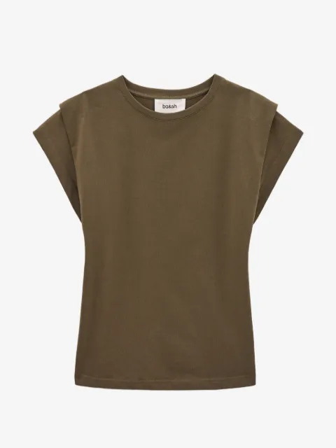 Ba&Sh Pio padded-shoulder T-shirt
