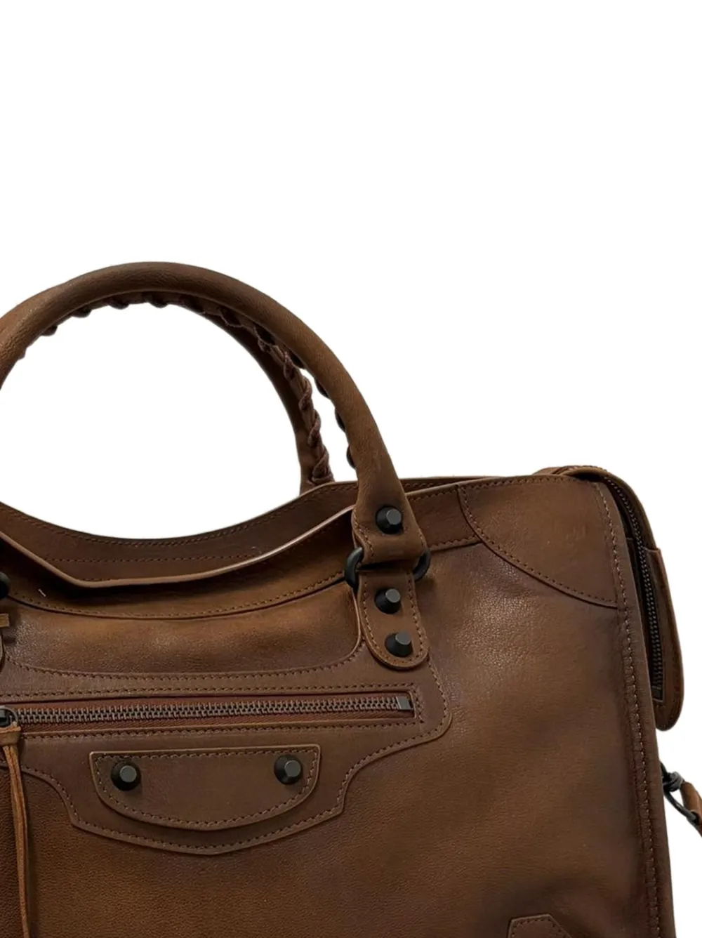 Balenciaga Le Pliage City medium shopper Bruin
