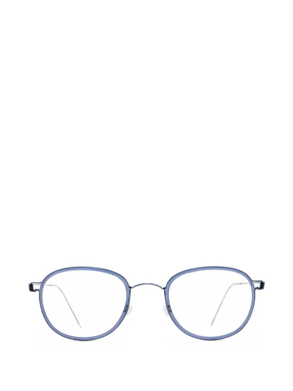 Lindberg Max Round-frame Glasses In 블루
