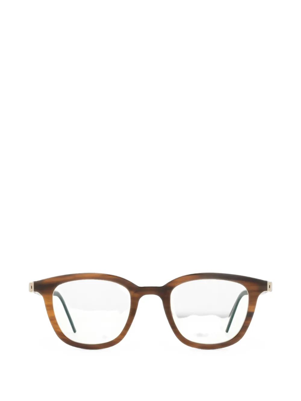 Lindberg 1862 Square-frame Glasses In Brown