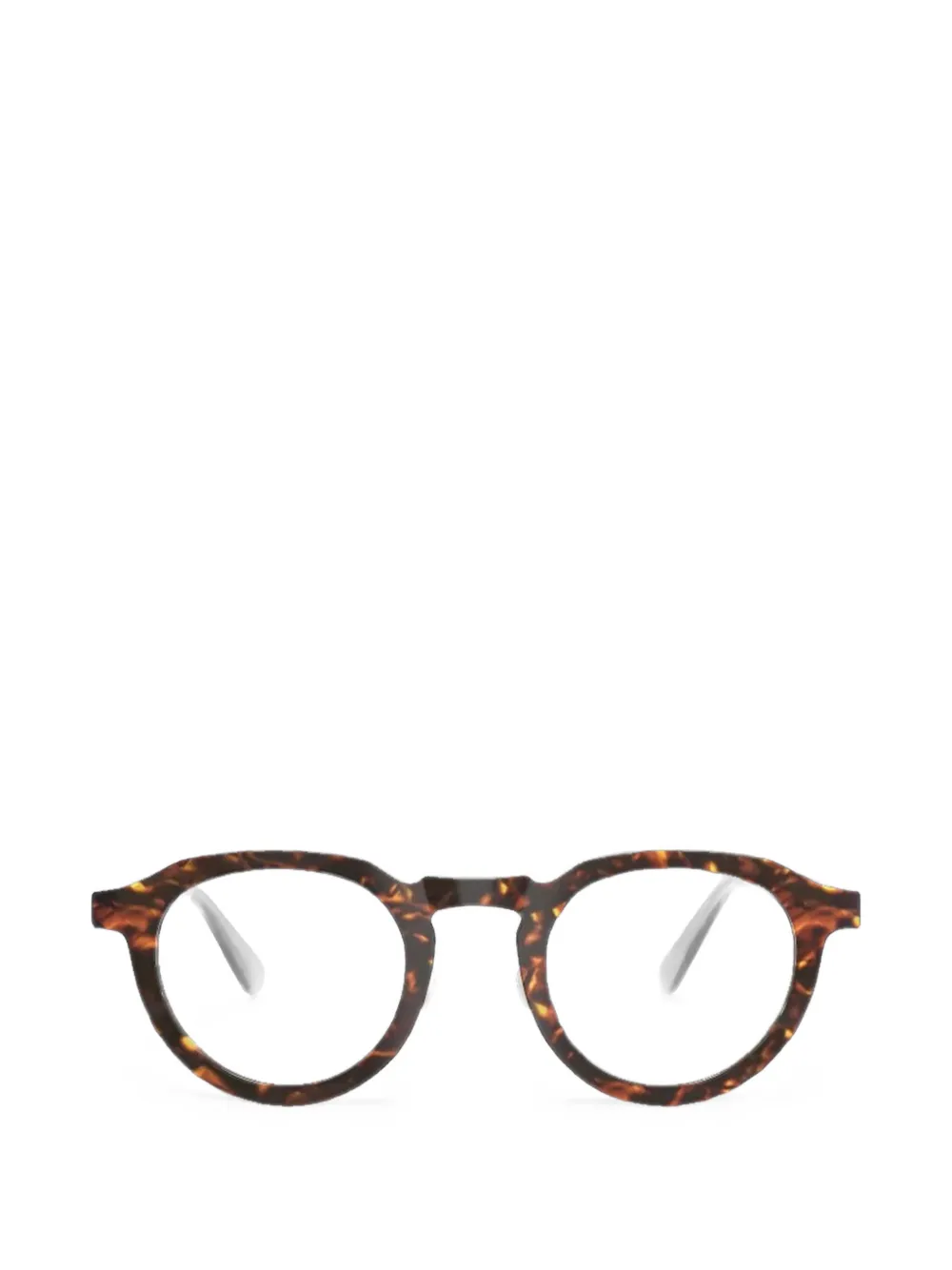 Lindberg Round-frame Glasses In Braun