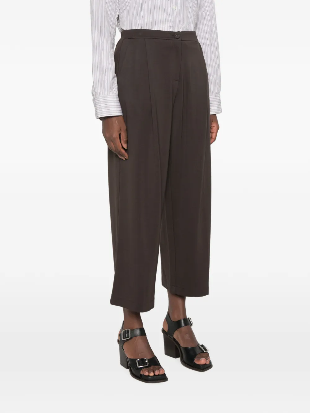 IMPERIAL Cropped broek Bruin