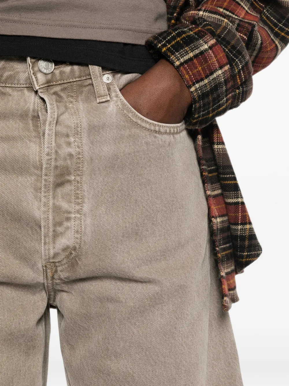 AGOLDE Luna jeans met toelopende pijpen Grijs