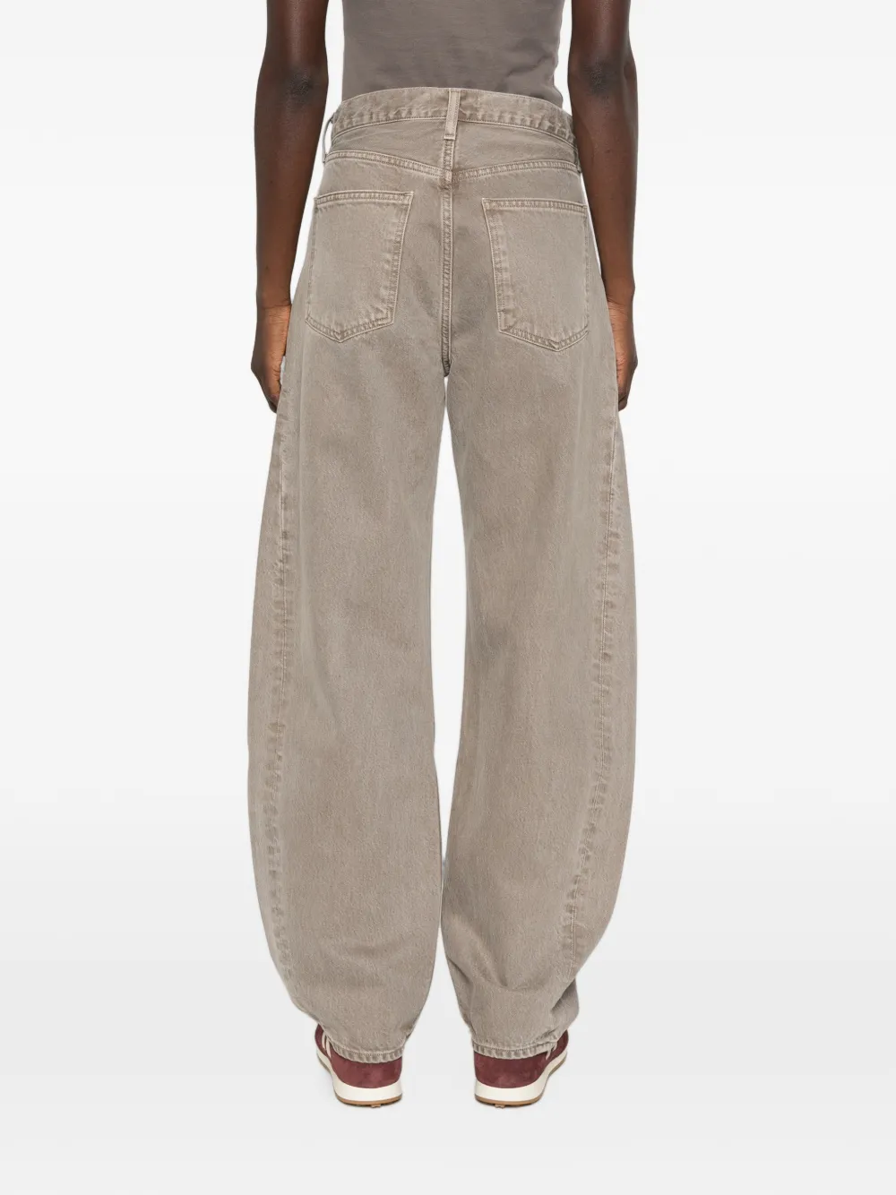 AGOLDE Luna jeans met toelopende pijpen Grijs