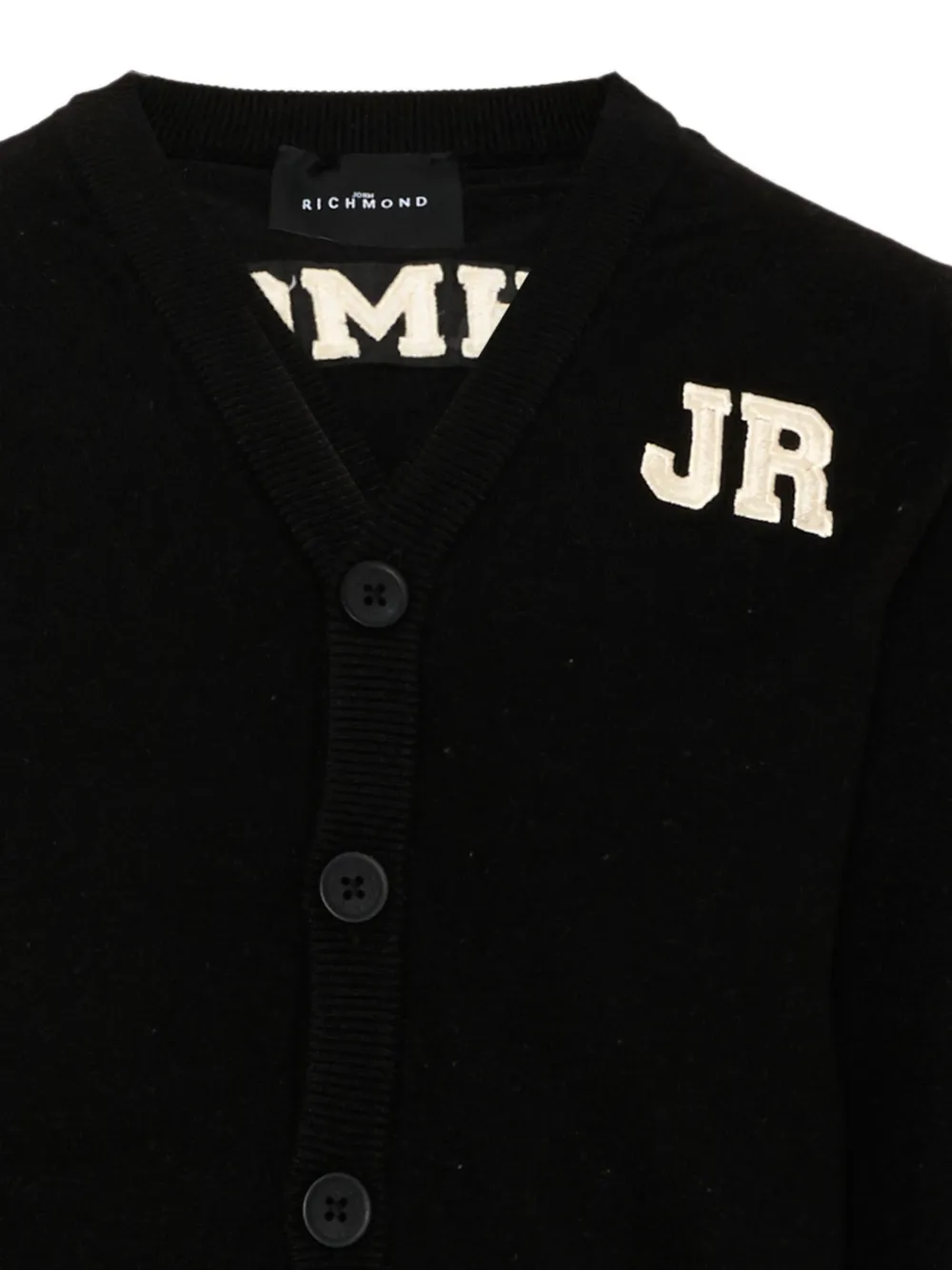 John Richmond Junior Vest met logopatch Zwart