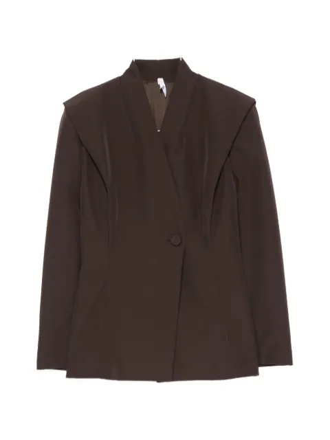IMPERIAL padded-shoulder single-breasted jacket