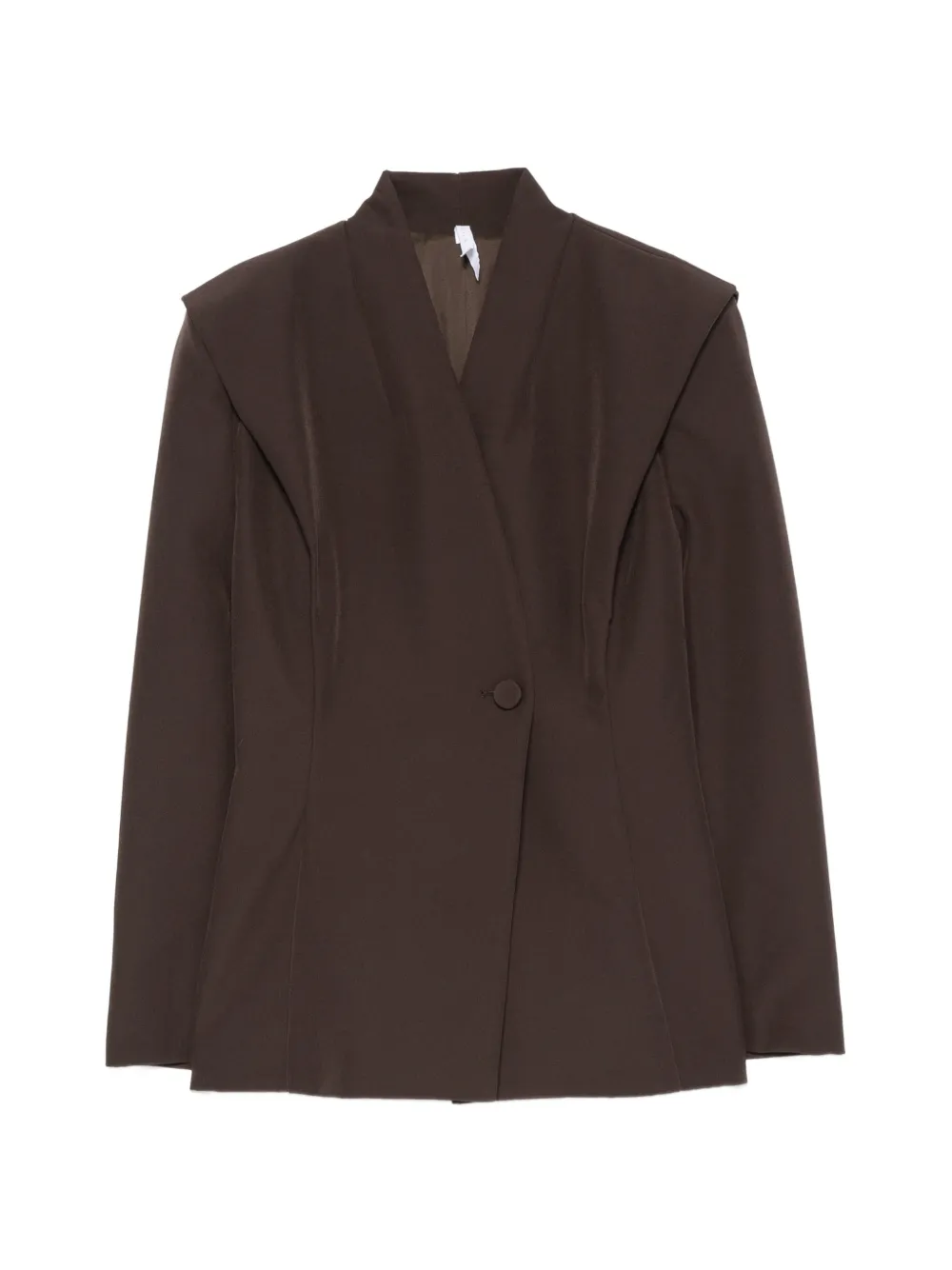IMPERIAL padded-shoulder single-breasted jacket