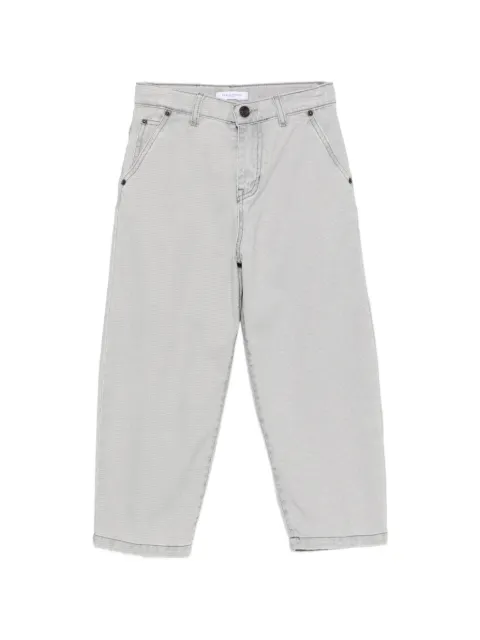 Paolo Pecora Kids Jeans mit Logo-Patch