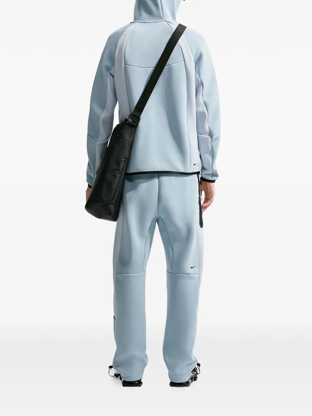 Nike Tech fleece windjack met colourblocking en rits Blauw
