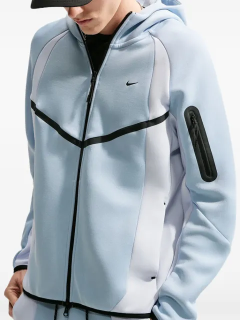Nike Tech colour-block full-zip fleece windrunner jacket